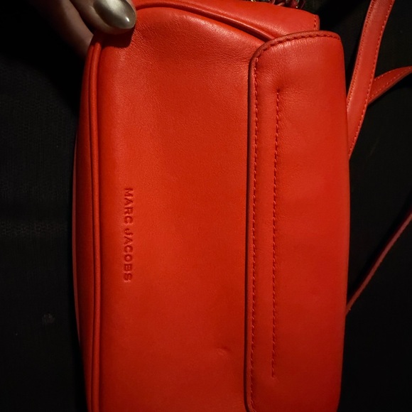 Used Orange Marc Jacob’s Leather Crossbody Bag - Picture 5 of 6